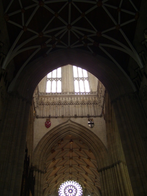 York Minster interior, York, North Yorkshire