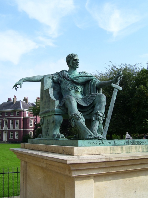 Statue of Emperor Constantine, York, North Yorkshire