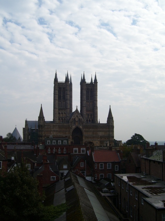 Lincoln Cathedral from Castle Ramparts, Lincoln