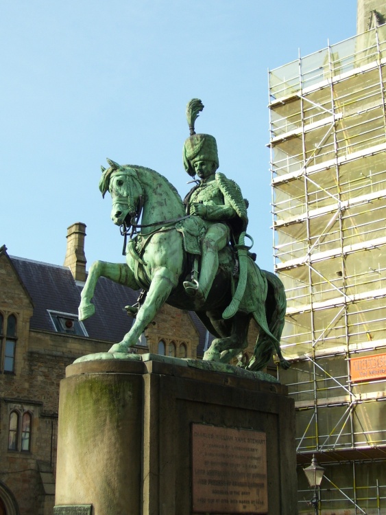 Statue in Market Square, Durham