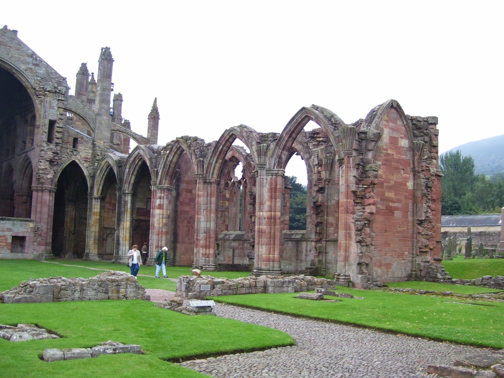 Melrose Abbey, the Borders, Scotland