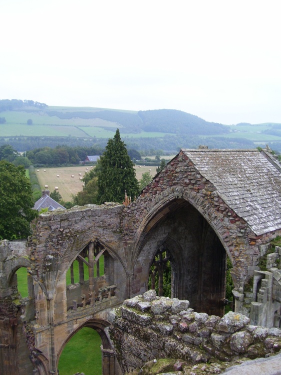 Melrose Abbey, the Borders, Scotland