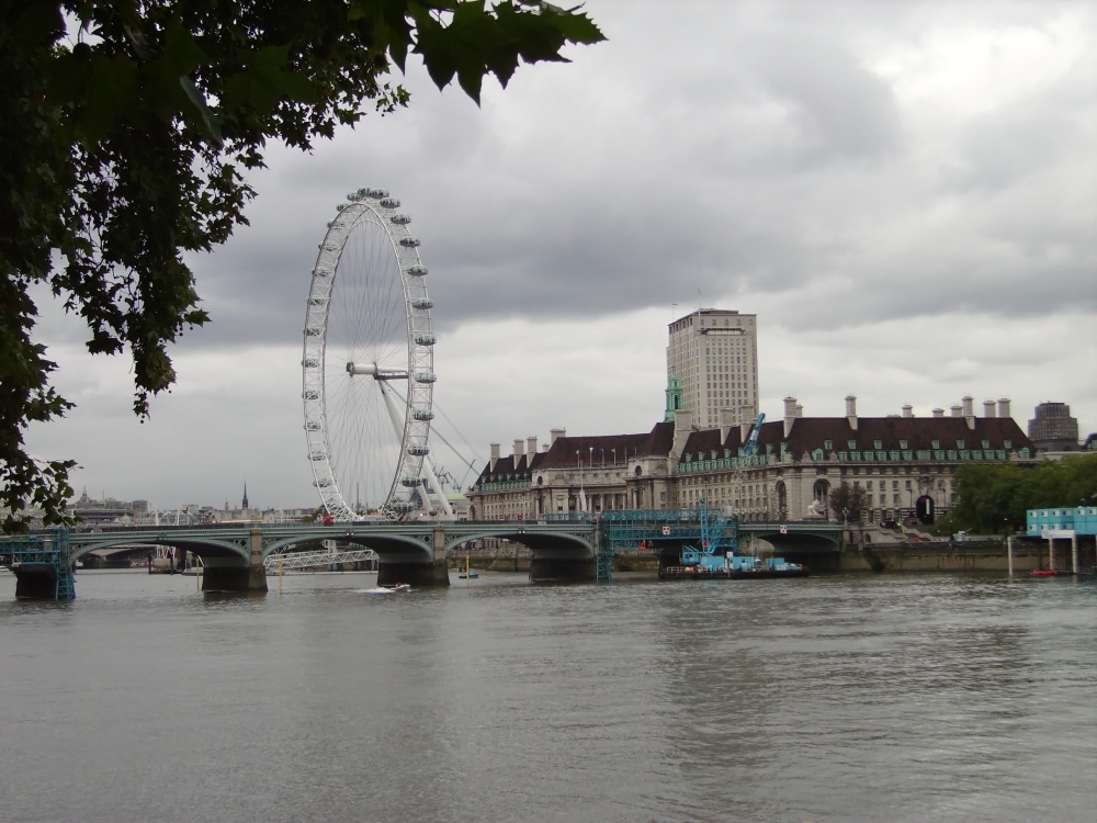 London Eye from across the Thames, London