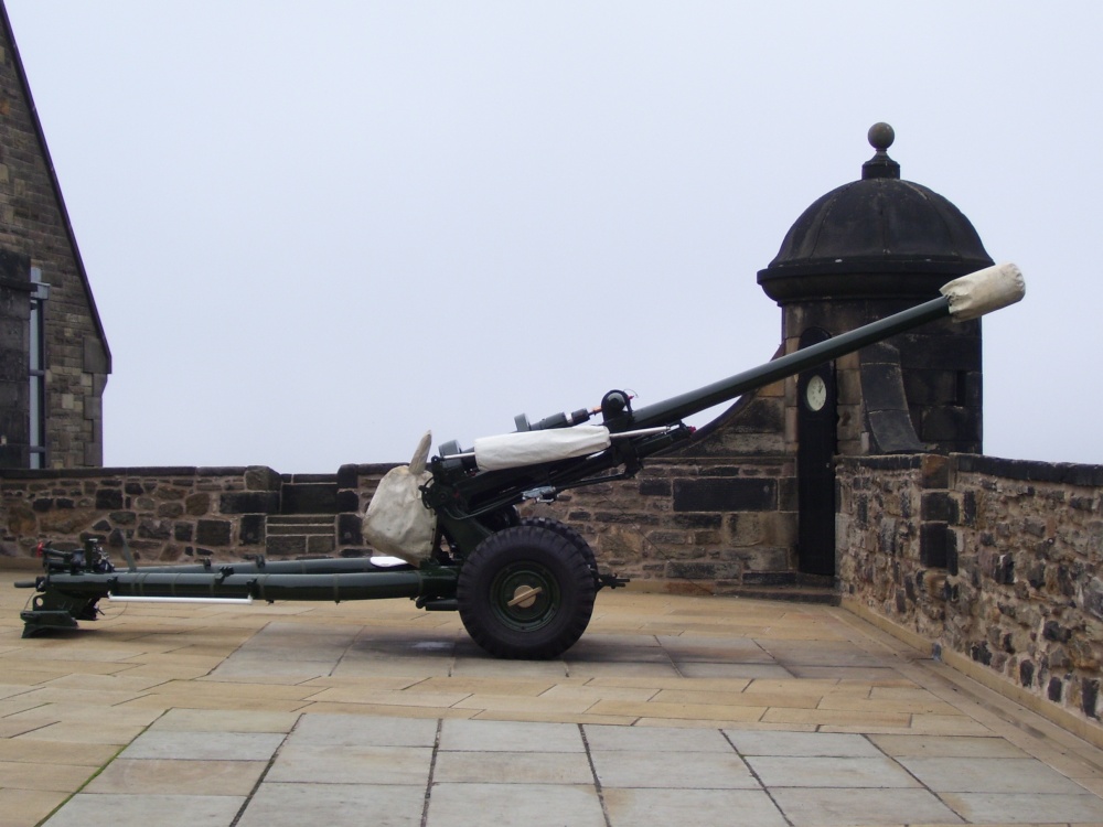 One O'Clock Gun, Edinburgh Castle, Edinburgh, Midlothian