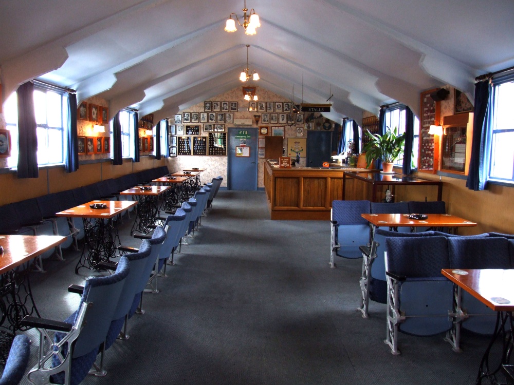 The 'Eden Camp' in Malton, North Yorkshire, England.  PICTURED: The Garrison Cinema Bar.