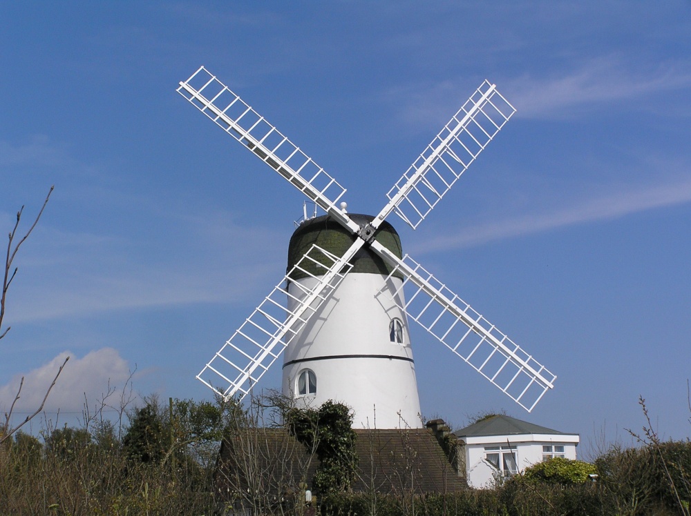 Westdene windmill, Brighton, East Sussex, is privately owned.