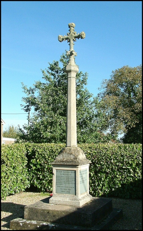 War Memorial, Walcott, Lincolnshire.