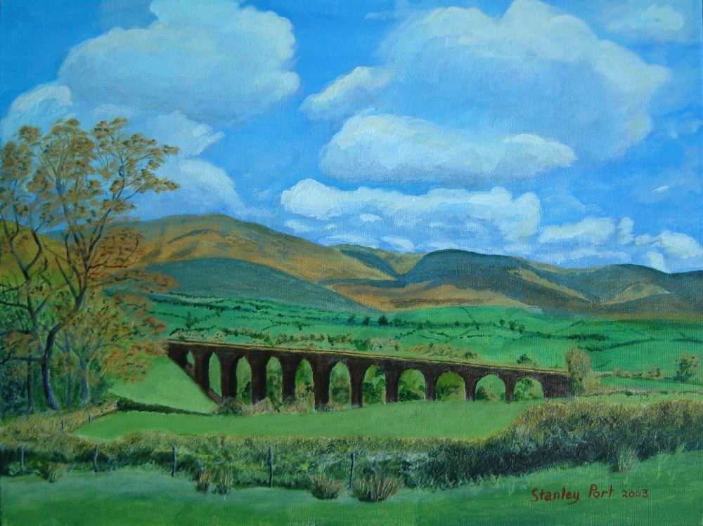 On the Way to Lakeland (near Kendal: A painting by Stanley Port.