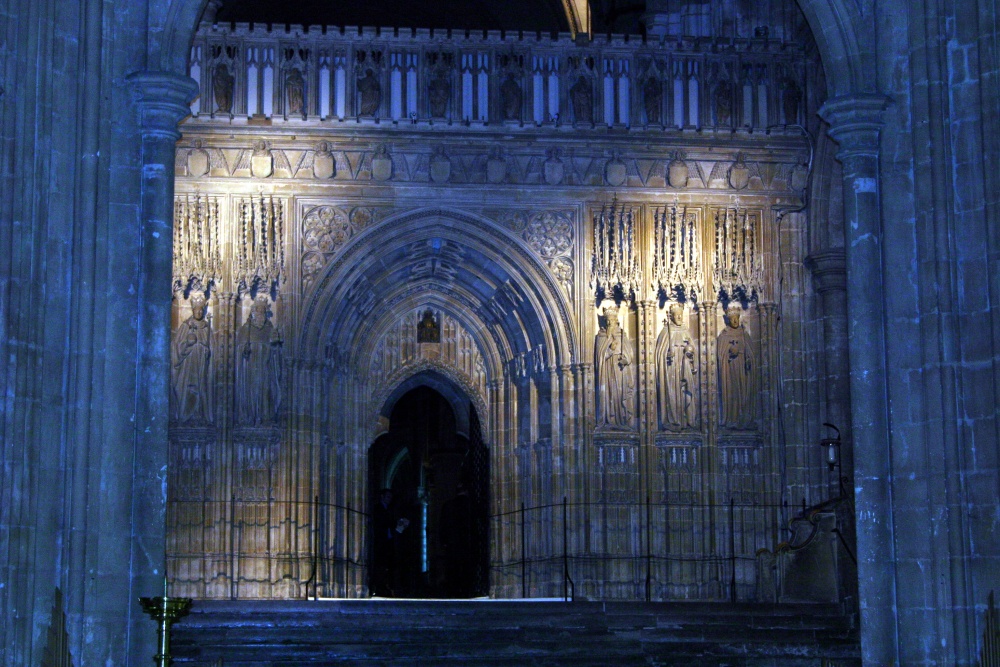 A picture taken inside Canterbury Cathedral, May 22 2006