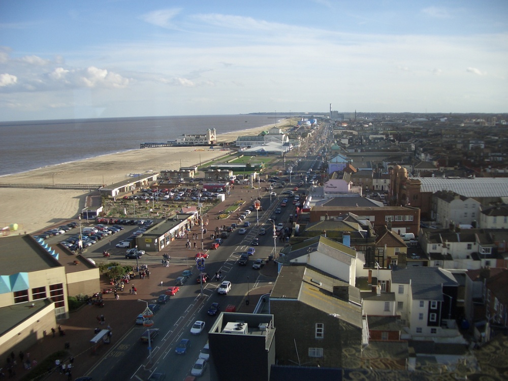 Great Yarmouth seafront, looking South.