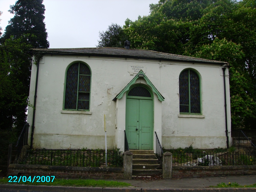 Wesleyan Church built 1840 now up for sale. - In Oldcotes in Nottinghamshire.