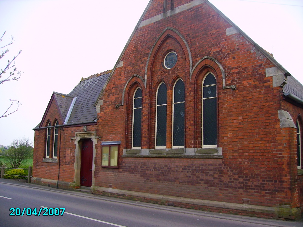 Wesleyan Chapel dated 1891 and still in use in North Wheatley, Nottinghamshire.