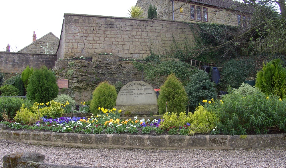 Britain in Bloom Winner awarded several times in Thorpe Salvin in Yorkshire.
