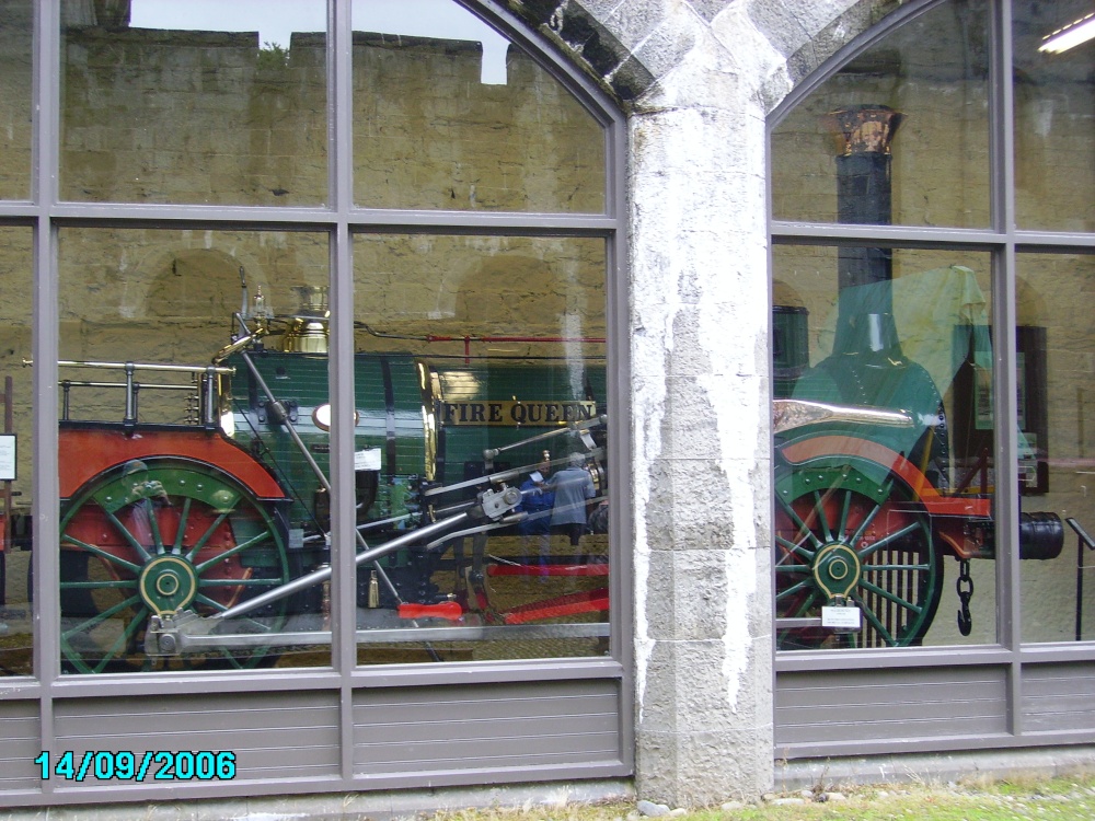Train museum in Penrhyn Castle in Bangor, North Wales