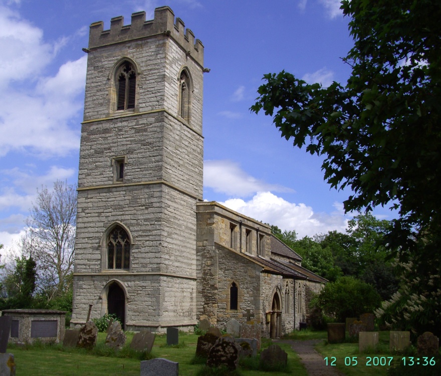 St Giles Church in Cromwell, Notts