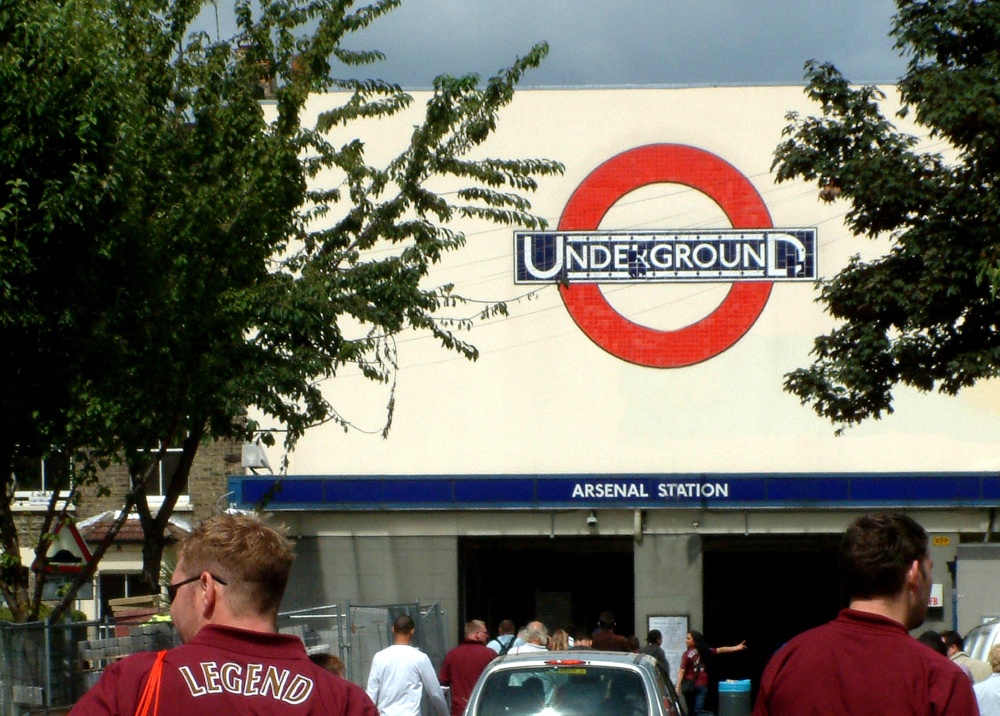 Arsenal Tube Station.