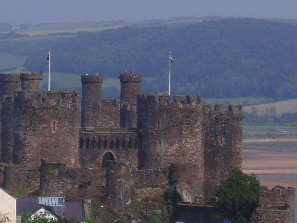 A view from Conwy Castle, North Wales