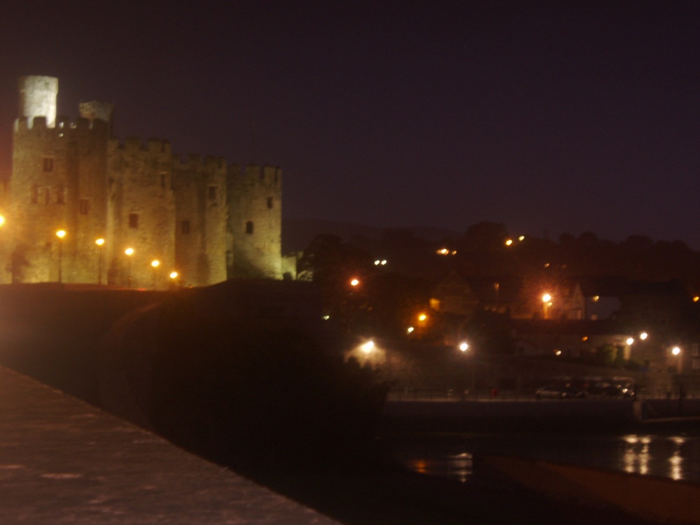 Conwy Castle By Night