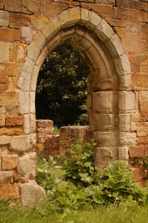 Alvecote priory ruins. Alvecote, Warwickshire