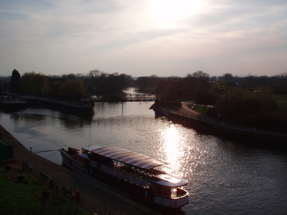 Sunset on the River Trent at Newark