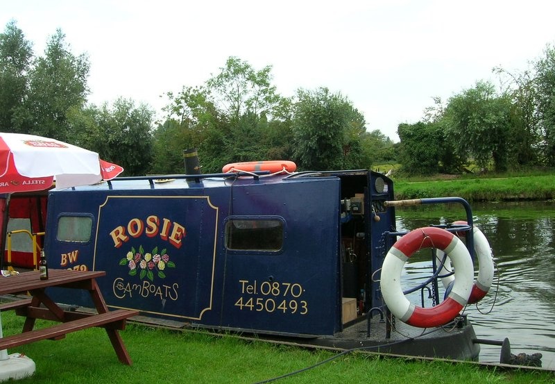 The Rosie boat, Fen Ditton, Cambridgeshire