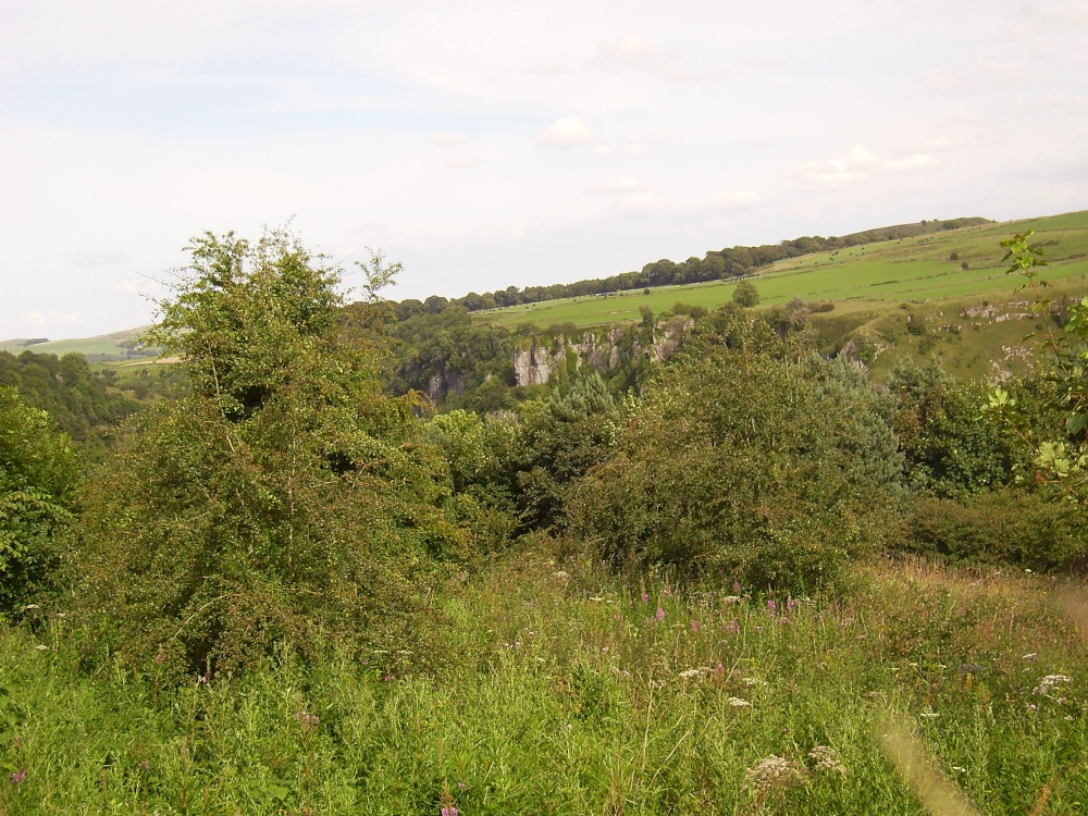 Looking across to Chee Dale from Wye Dale, the Peak District