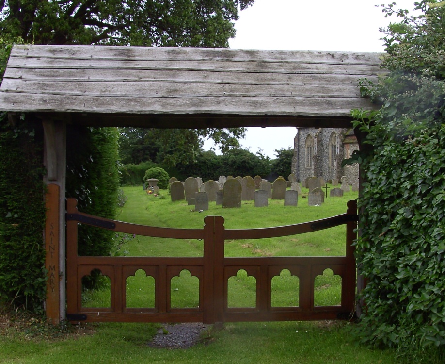 St Marys church gates, West Somerton, Norfolk