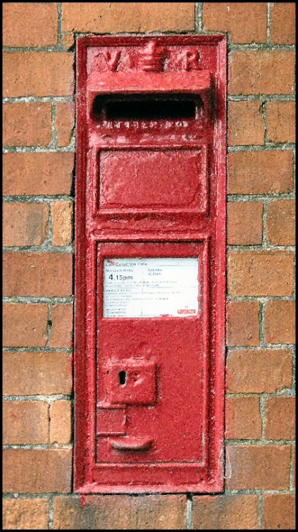 Victorian Postbox, Hatton, Lincolnshire.