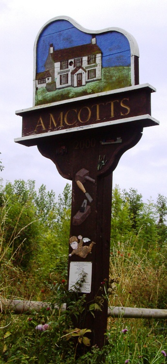 Amcotts village sign