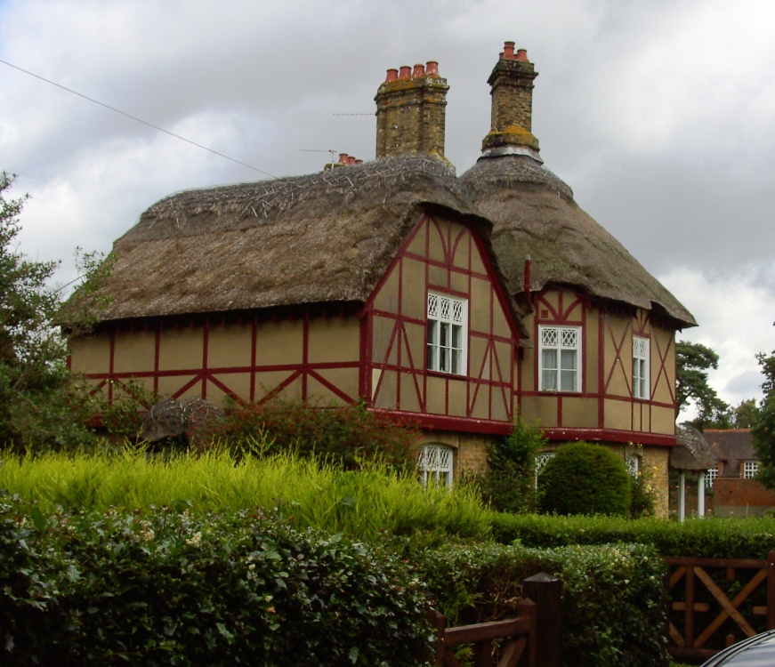 Thatched houses in Somerleyton, Suffolk