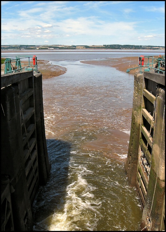 The River Humber from Ferriby Sluice, Lincolnshire