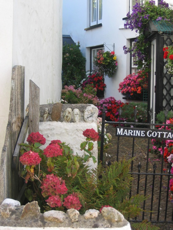 In the village, Combe Martin, Devon