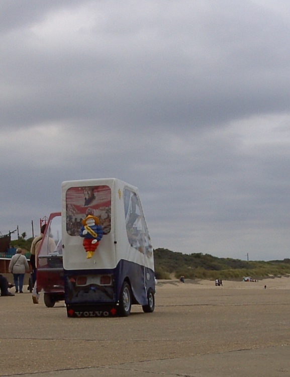 Designer scooter at Mablethorpe in Lincolnshire