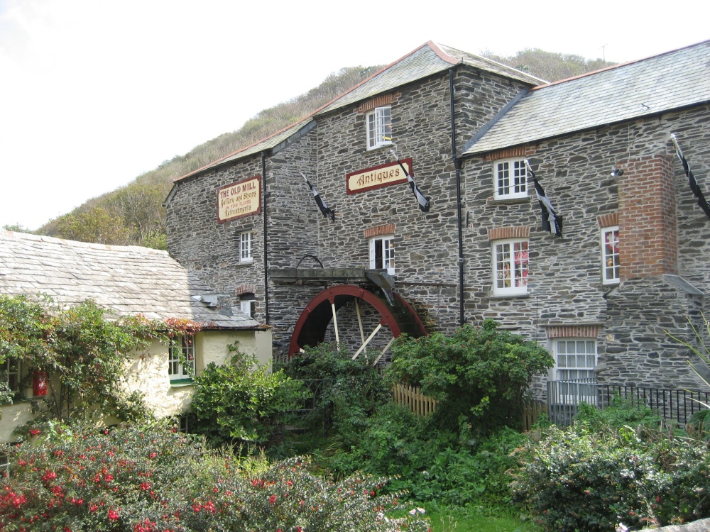 The old mill at Boscastle, Cornwall