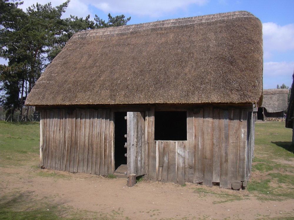 Weaving house, West Stow Country Park, West Stow, Suffolk