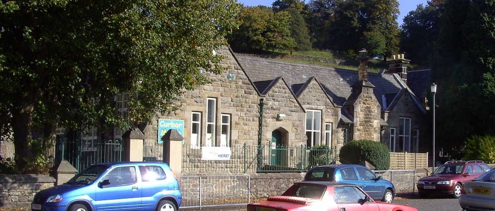 The lovely old village school at Curbar, Derbyshire