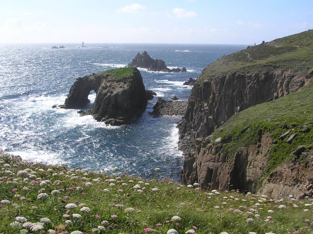 Land's End and the Longships lighthouse, Cornwall