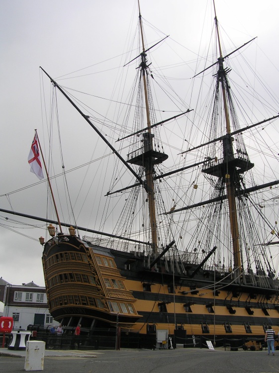 The stern section of HMS Victory