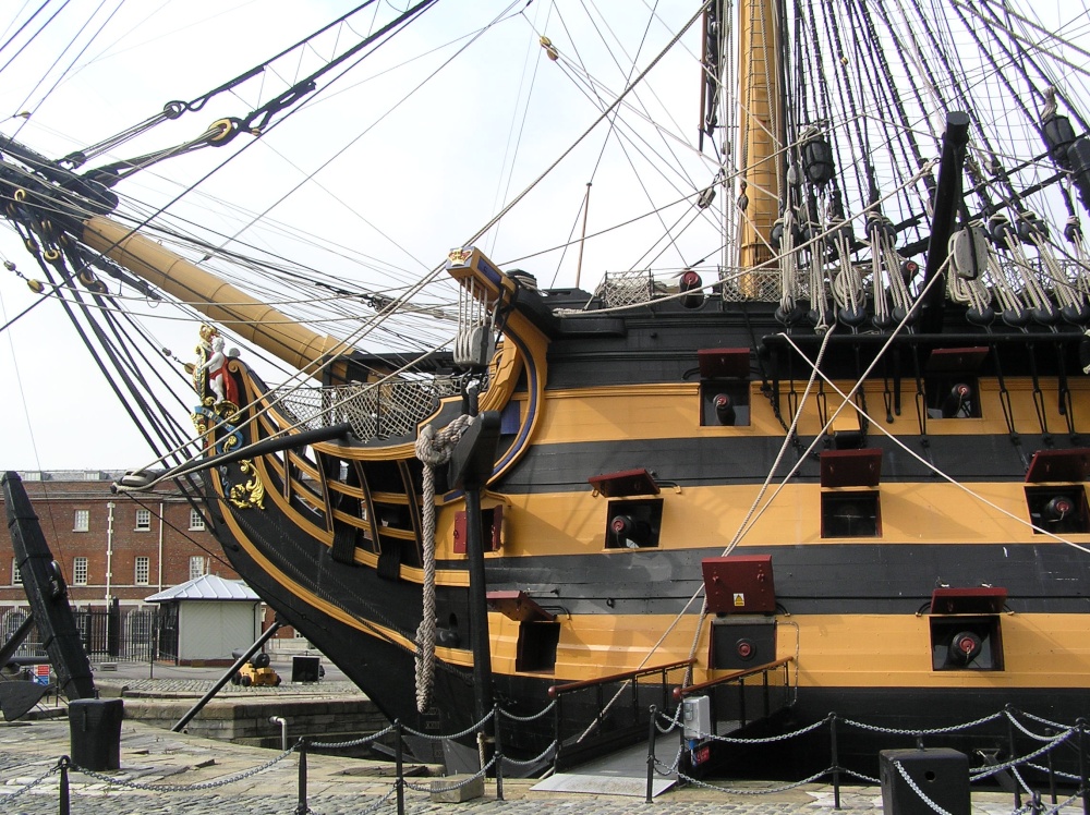 The bow section of HMS Victory.