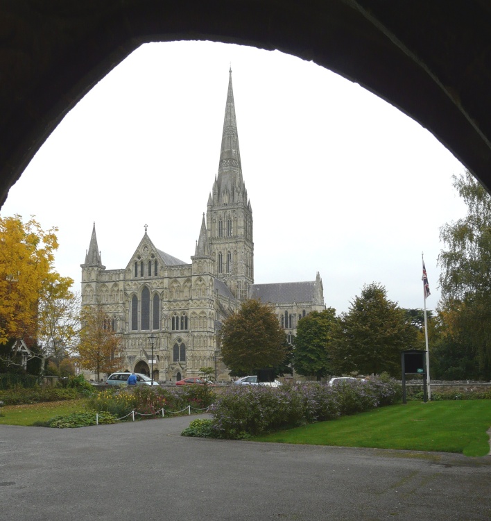 Salisbury Cathedral From The Salisbury and South Wiltshire Museum