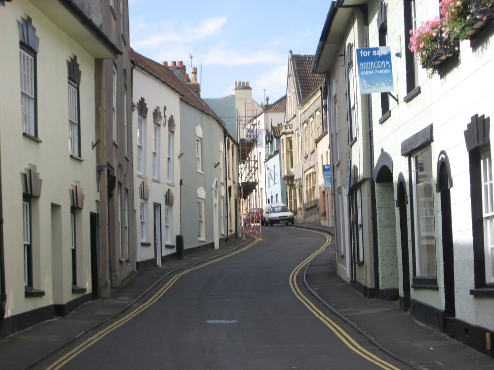 Narrow Street! Worth a look! Axbridge, Somerset