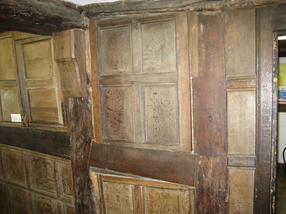 Interior panels in King John's Hunting Lodge, Axbridge, Somerset
