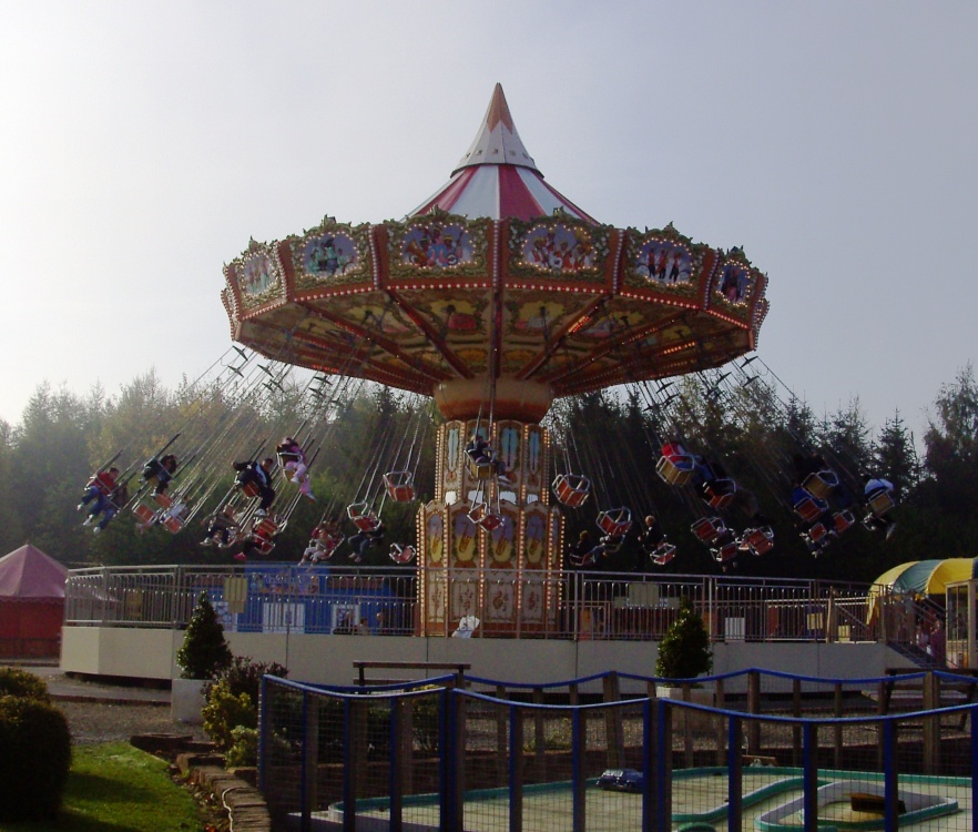 Swings, Lightwater Valley Park, Ripon, North Yorkshire