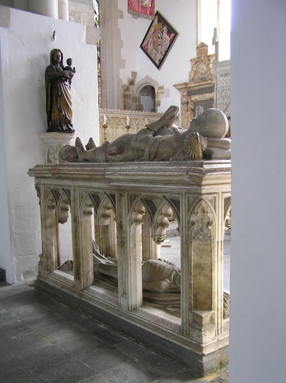 Tomb in the chapel at Arundel Castle