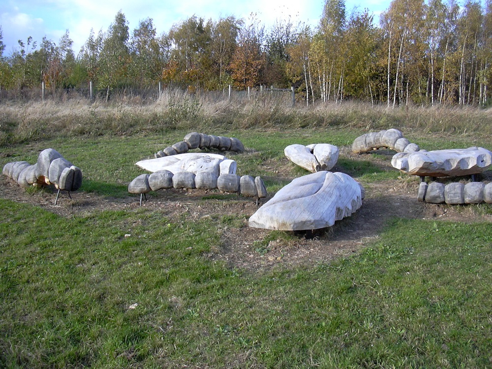 Brodsworth Community Woodland sculpture, South Yorkshire
