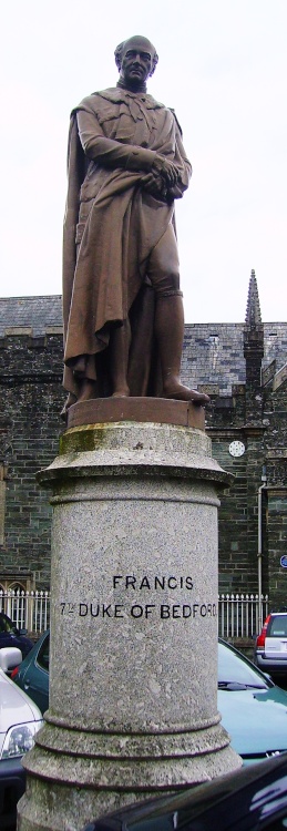 Statue, Tavistock, Devon