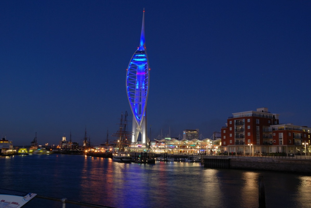 Portsmouth - Spinnaker Tower at Night