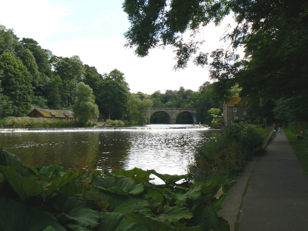 Prebends Bridge  and The  River Path, Durham, County Durham