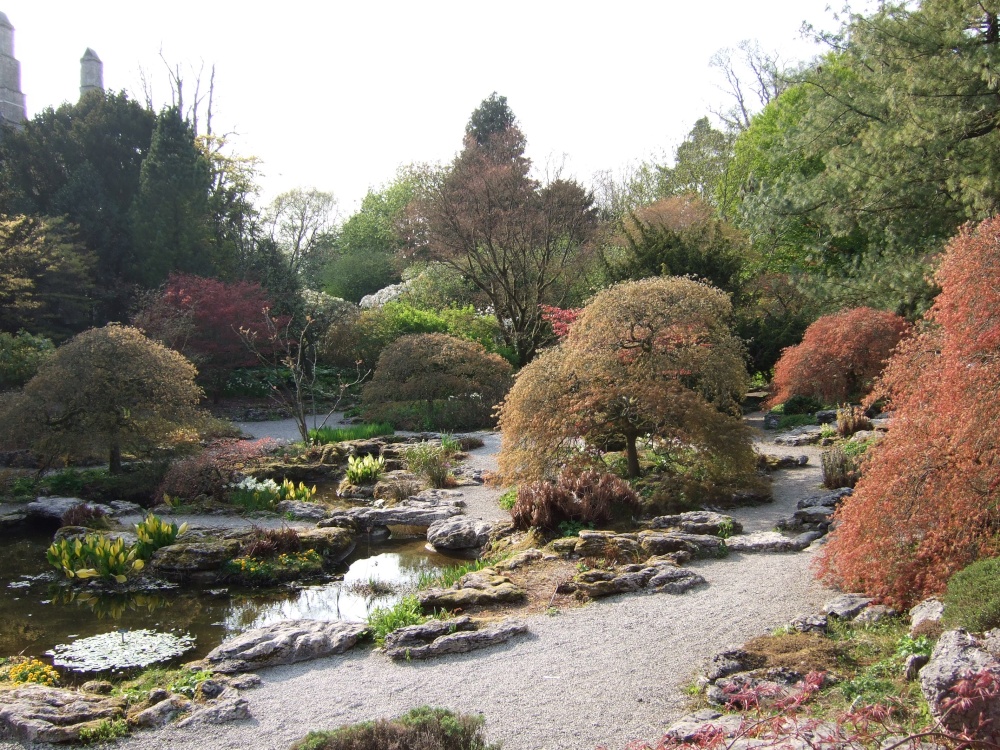 The gardens at Sizergh Castle, Kendal, Cumbria