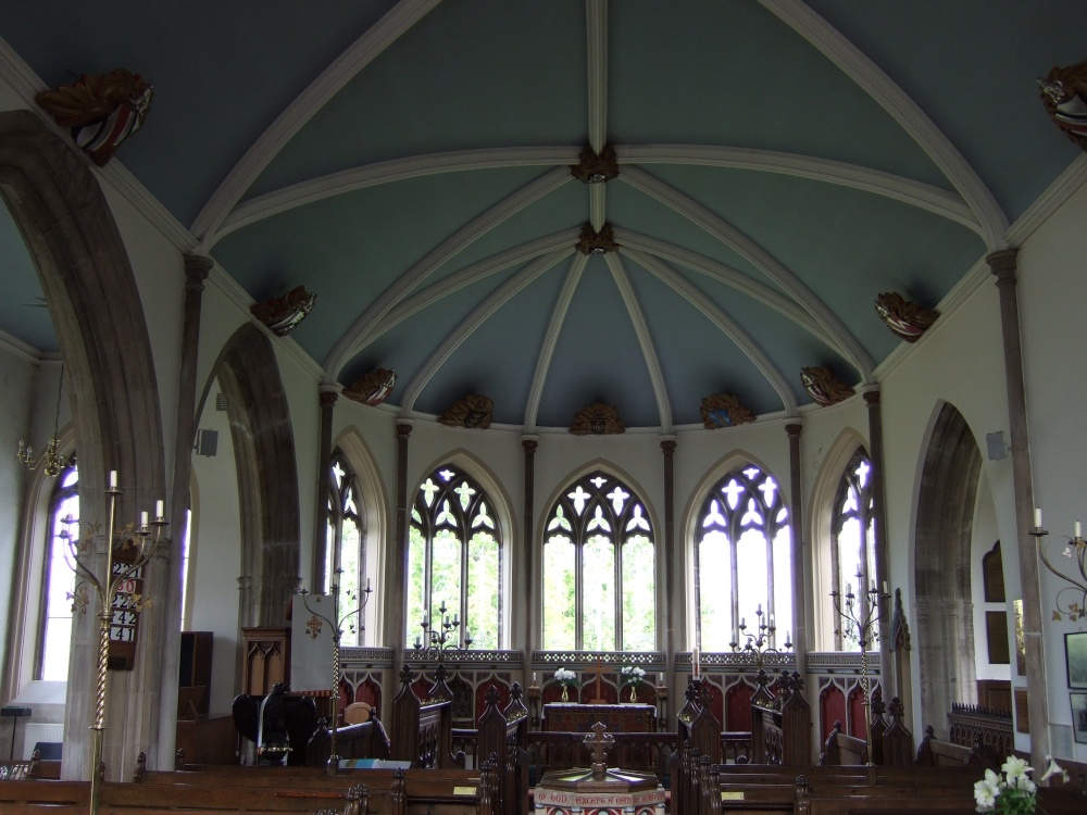 Interior St Nicholas Church, Moreton, Dorset
